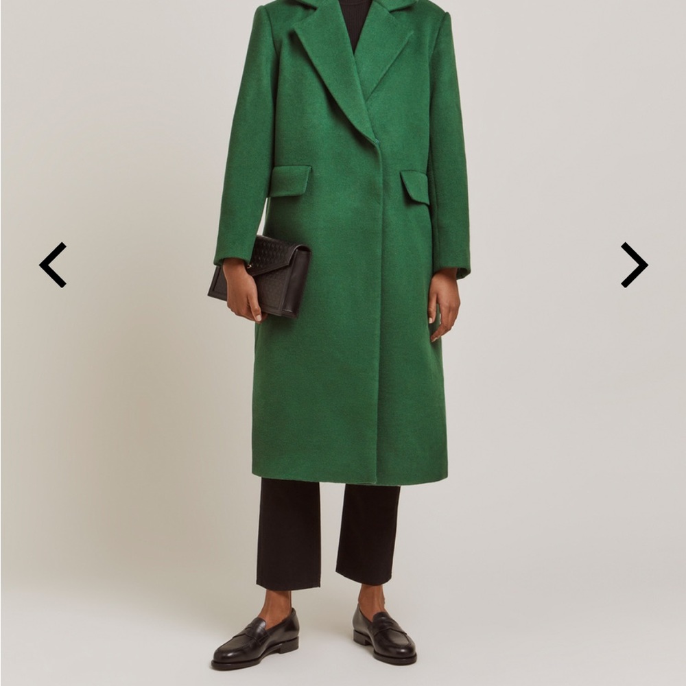 Brand new By Malina coat in beautiful Emerald  green